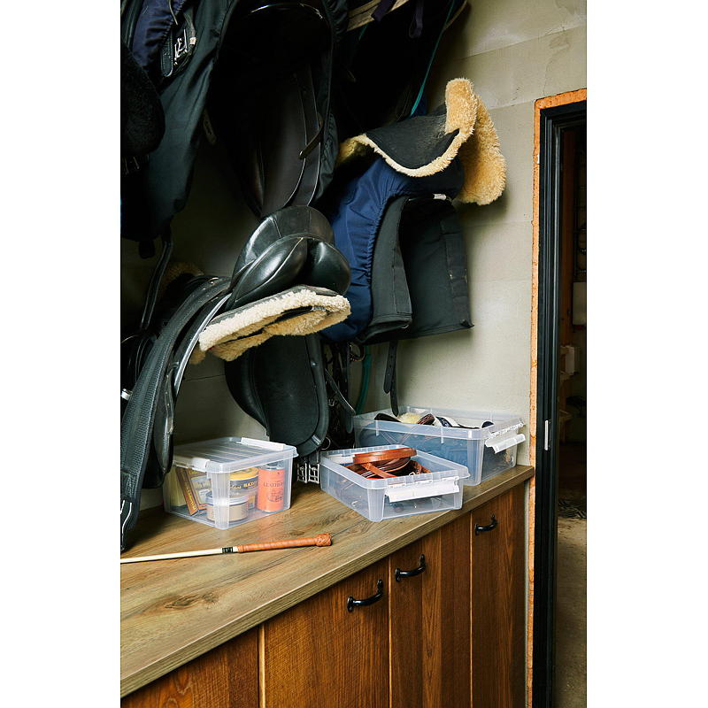 Contenitore SmartStore™ con coperchio, 21 litri, per la casa, L50 x P39 x H18 cm.