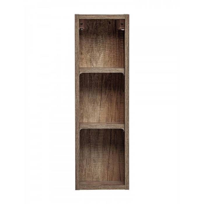 Complete badkamerset met dubbele wastafel, 180 cm + 6 elementen - Rosario Oak