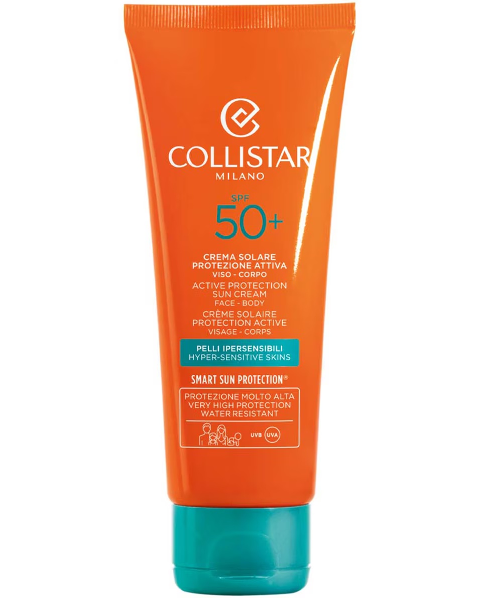 COLLISTAR SUN ΑΝΤΗΛΙΑΚΗ ΚΡΕΜΑ ΠΡΟΣΩΠΟΥ ΜΕ ΕΝΕΡΓΗ ΠΡΟΣΤΑΣΙΑ SPF50