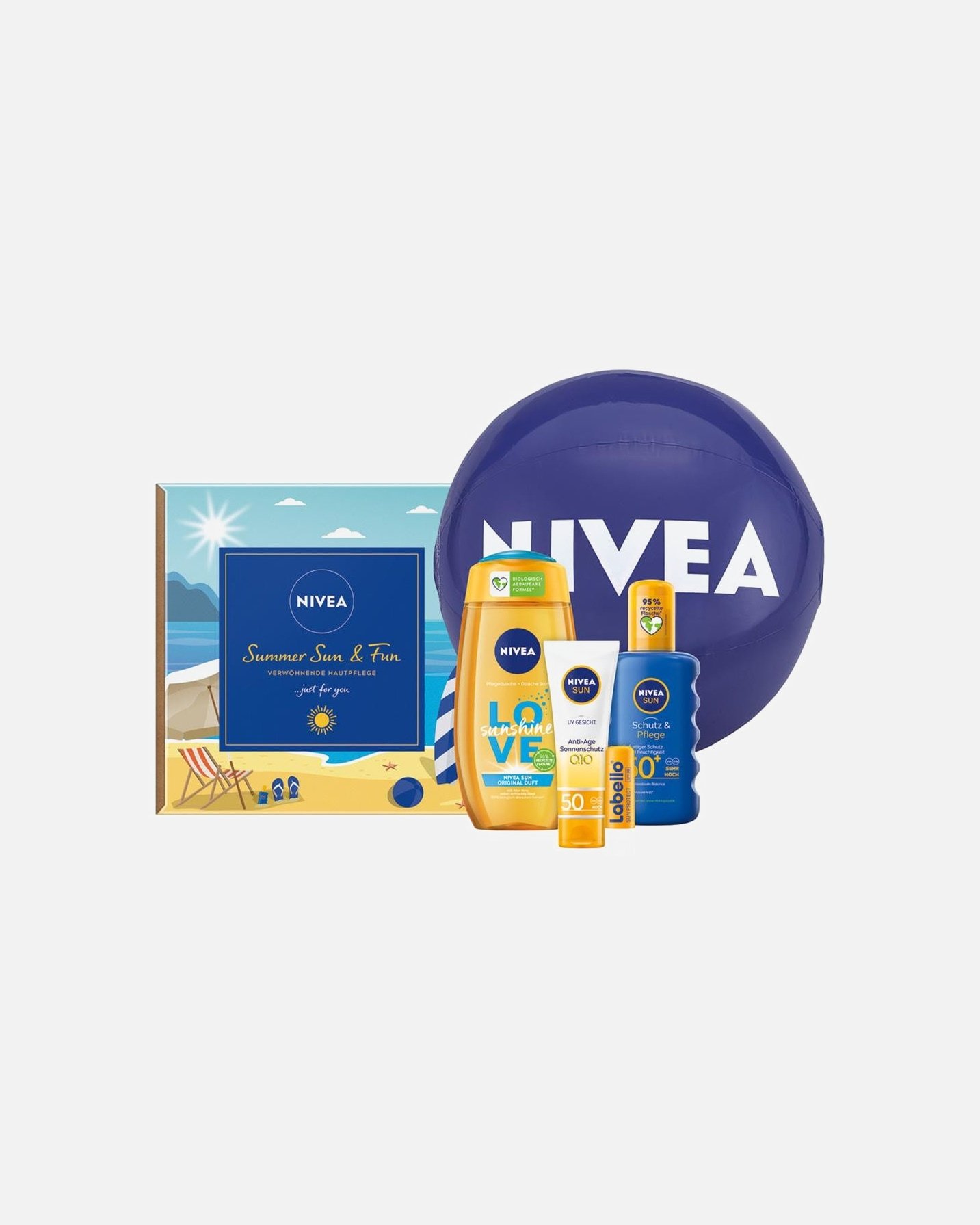 NIVEA Sprchový gél NIVEA Summer Sun & Fun - 1 kus