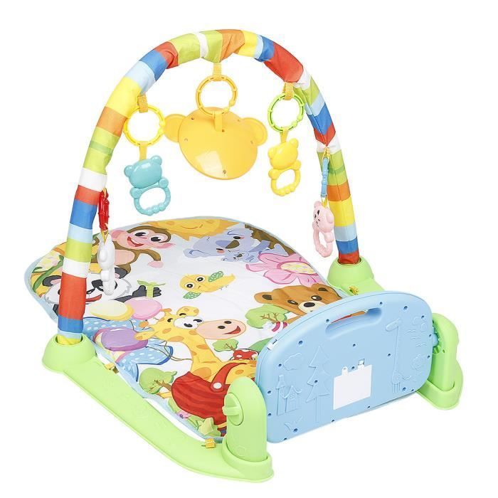 Alfombra de actividades musicales 4 en 1 para bebés - B.LIVEM - Multicolor - Juguetes extraíbles