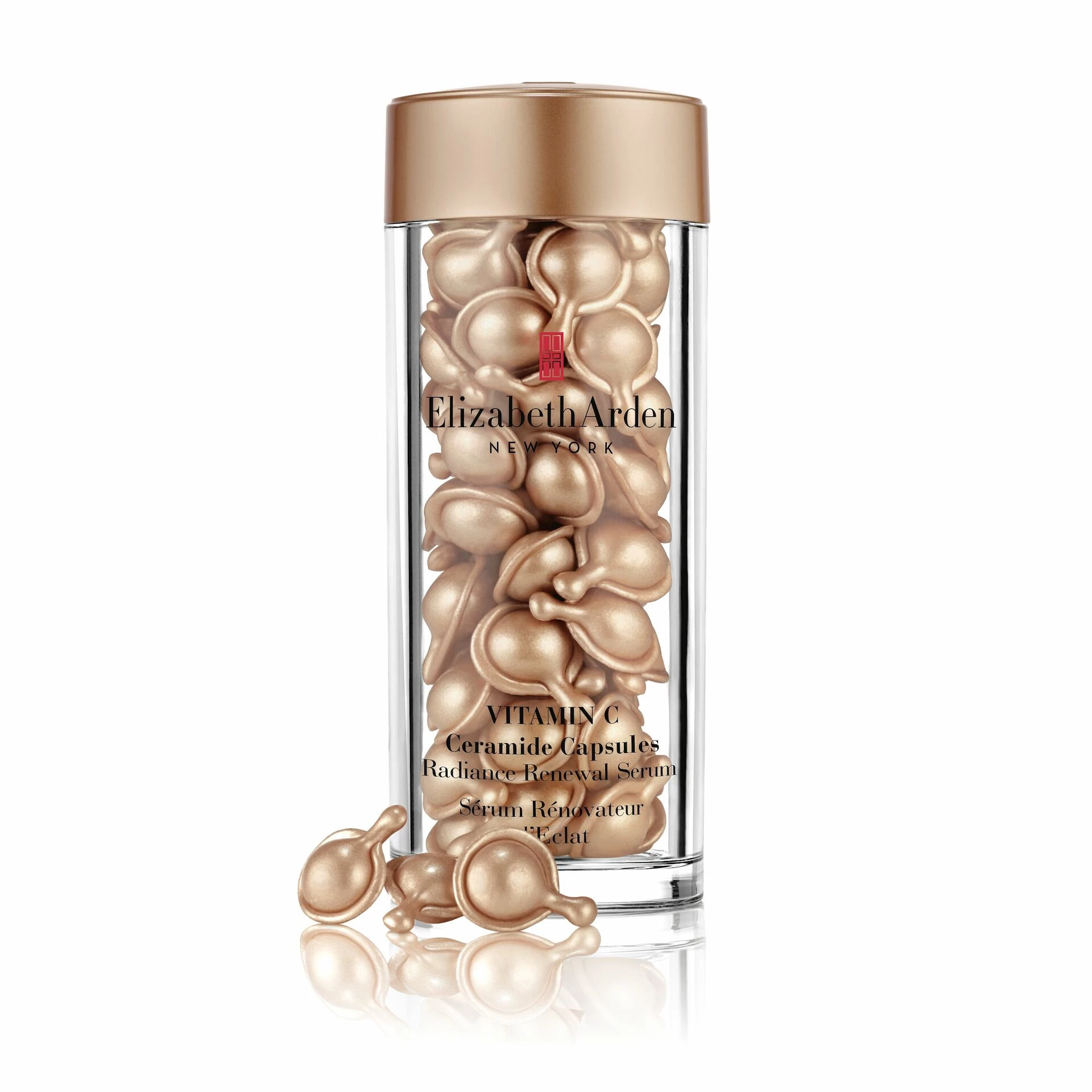 Capsule cu vitamina C și ceramidă, ser regenerator de strălucire, 60 buc. - Elizabeth Arden