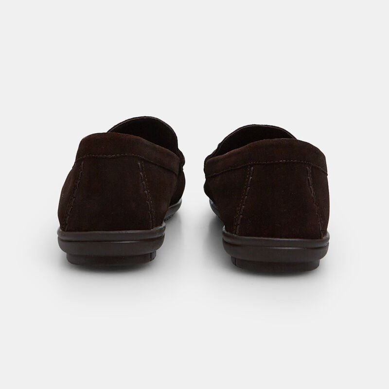 BATA herenmocassins van suède