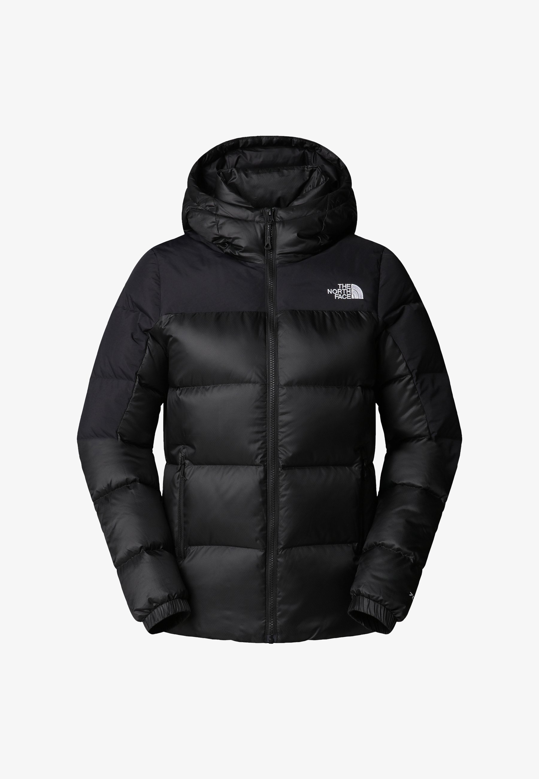 Giacca con cappuccio The North Face W DIABLO DOWN 2.0 - Giacca imbottita in piuma - grigio melange/nero