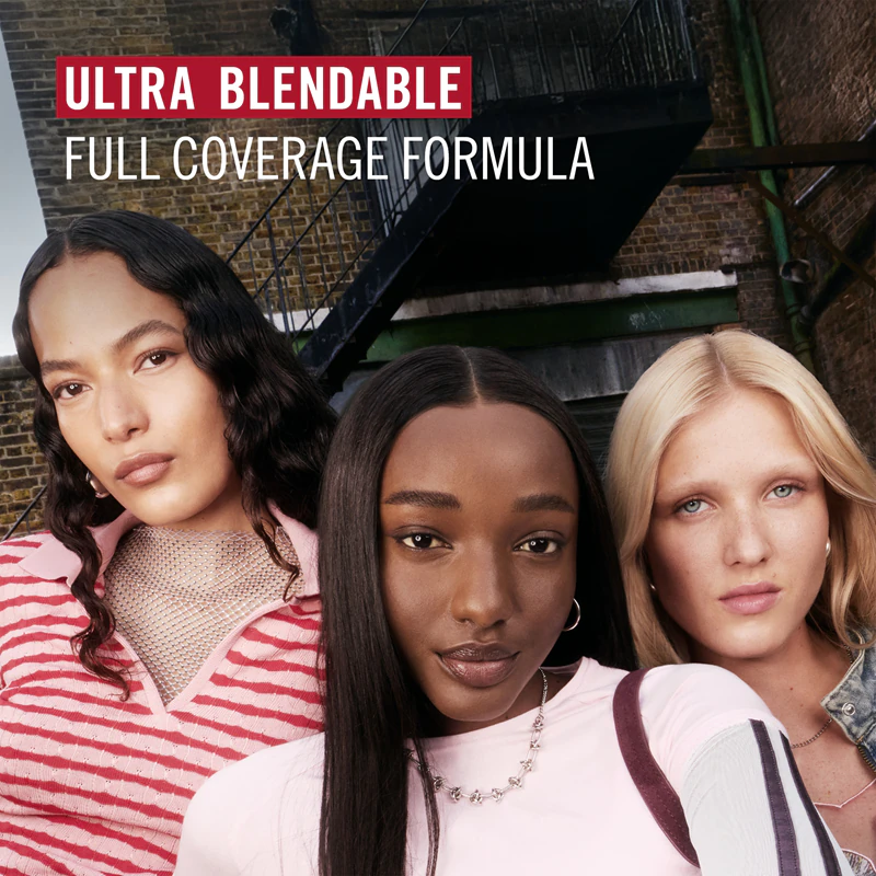 Corretivo multifuncional Rimmel com duração de 24 horas que reduz imperfeições.