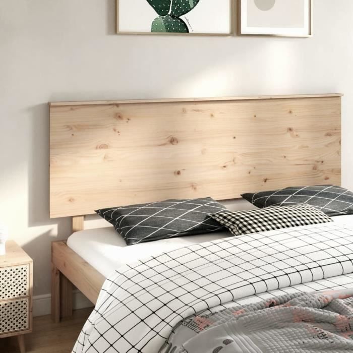vidaXL Tête de lit 184x6x82,5 cm Bois massif de pin  819185