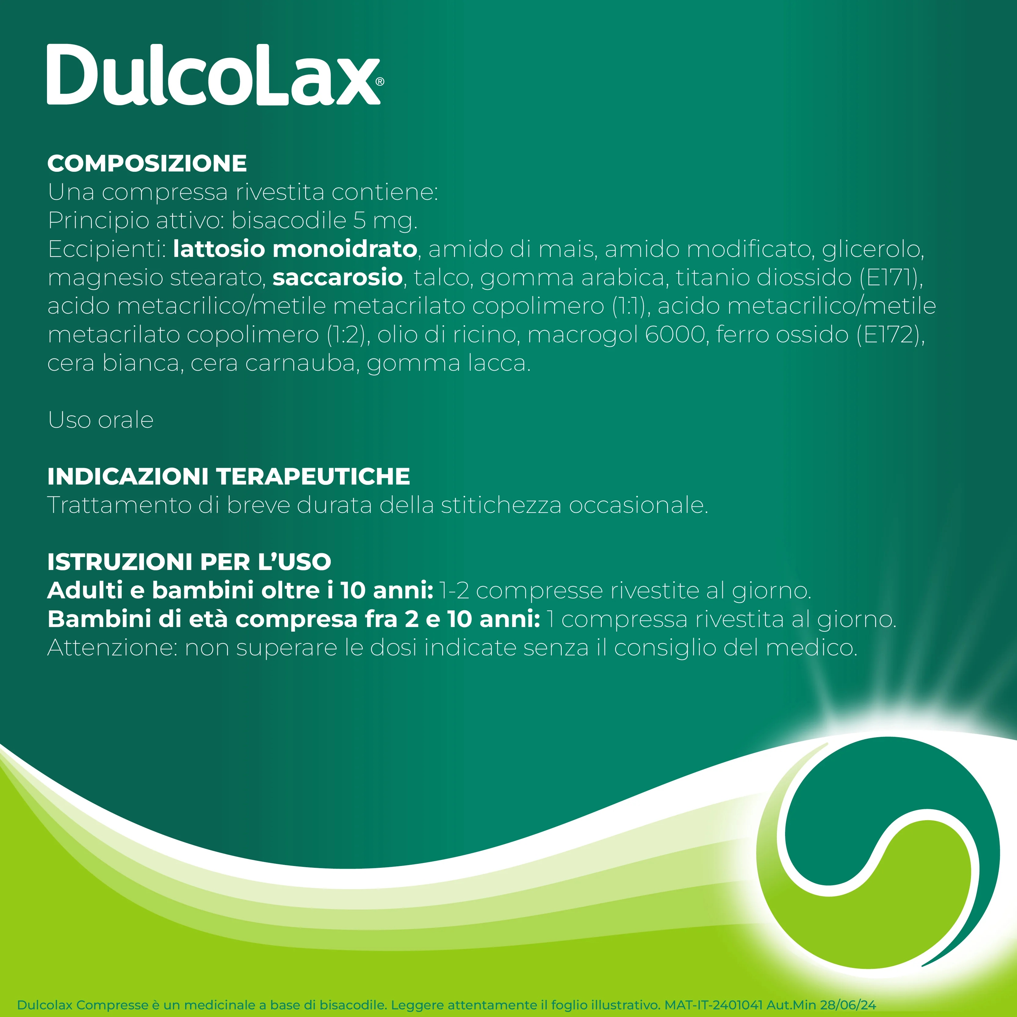 DULCO Dulcolax 5 mg Bisacodil 20 comprimidos revestidos por película Constipação