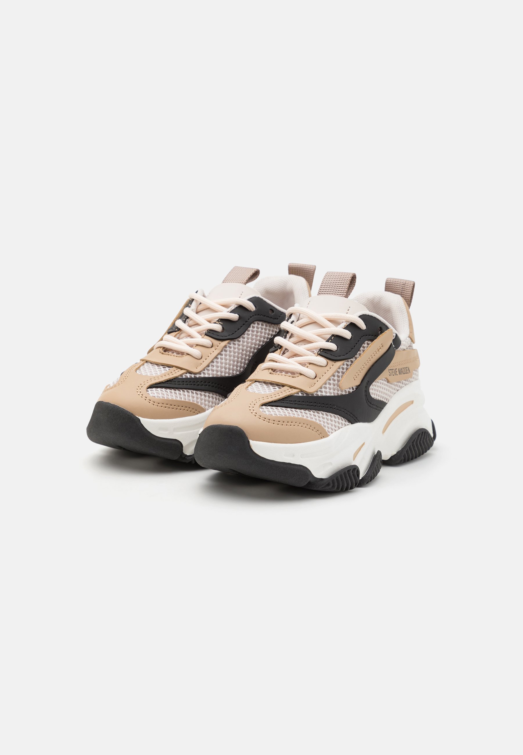 Steve Madden JPOSSESSION - Sneakers - beige/zwart