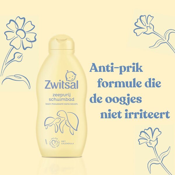 Zwitsal penasta kopel brez mila<br>6 x 200 ml