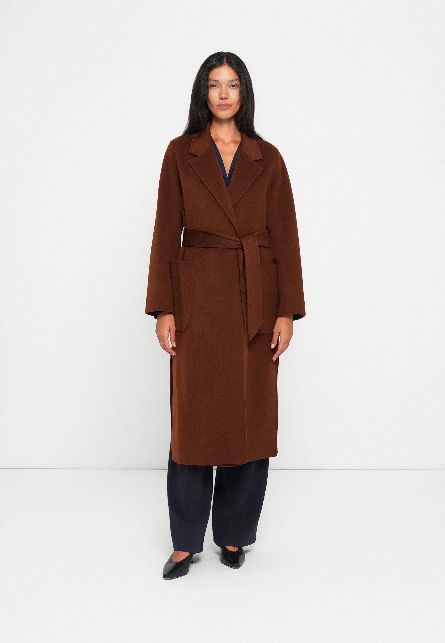 IVY OAK CELIA - Palton clasic - maro ruginiu