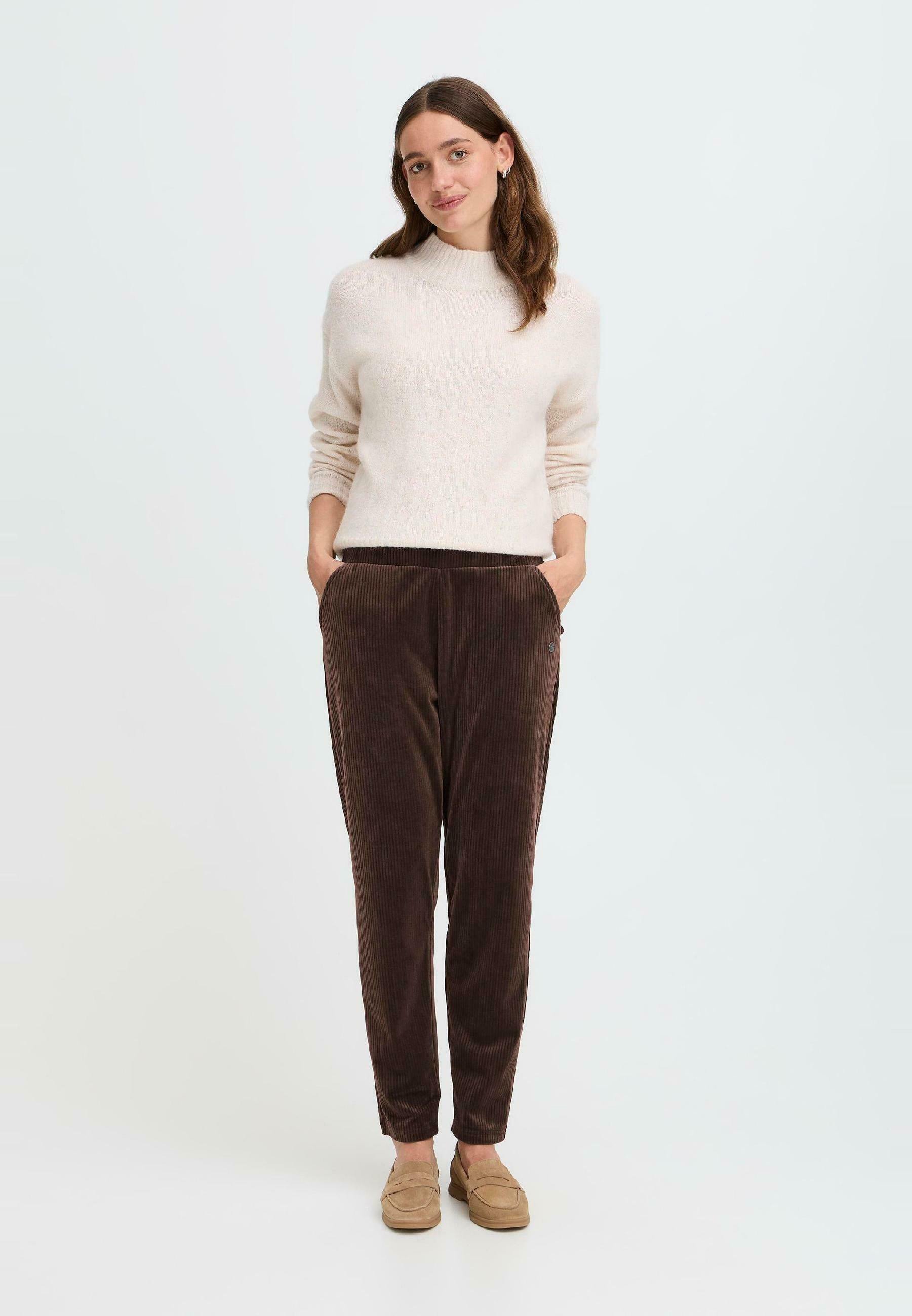 Oxmo OXEBBA - Broek - koffieboon