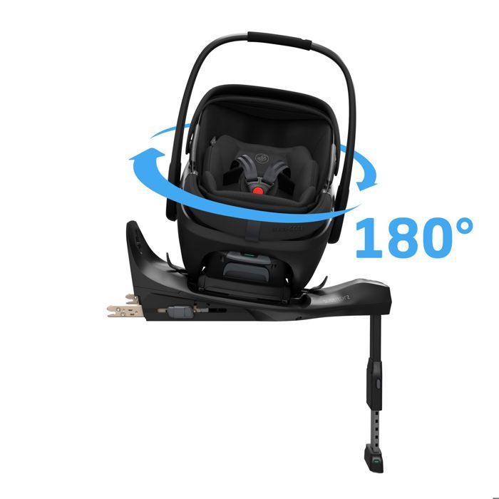 MAXI COSI - Silla de coche 40-87 cm Coral Slide Pro Negro Ónix