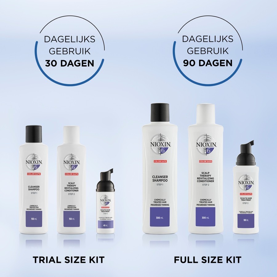 Nioxin Hair Shampoo System 6 шампон за чишћење - 300 мл