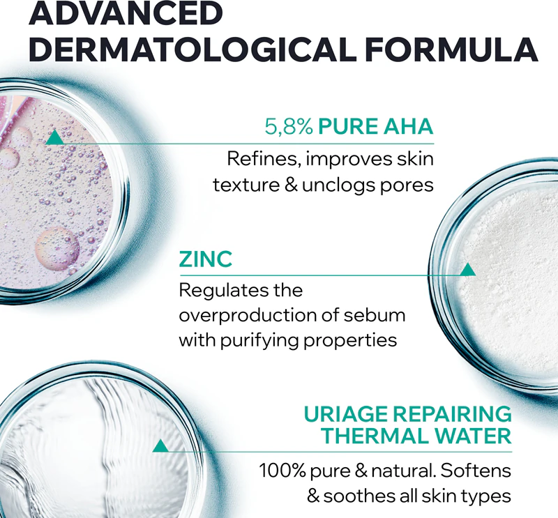 Uriage Hyseac New Skin Serum Sérum Anti-Imperfeições Booster para pele oleosa e problemática