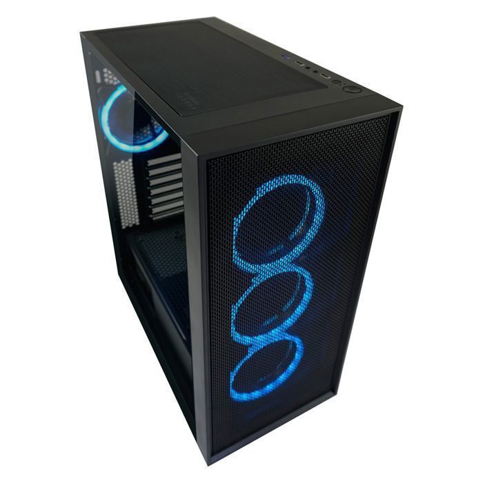 PC Case - LC-Power - Gaming 802B - Black - ATX - 120mm ARGB Fans