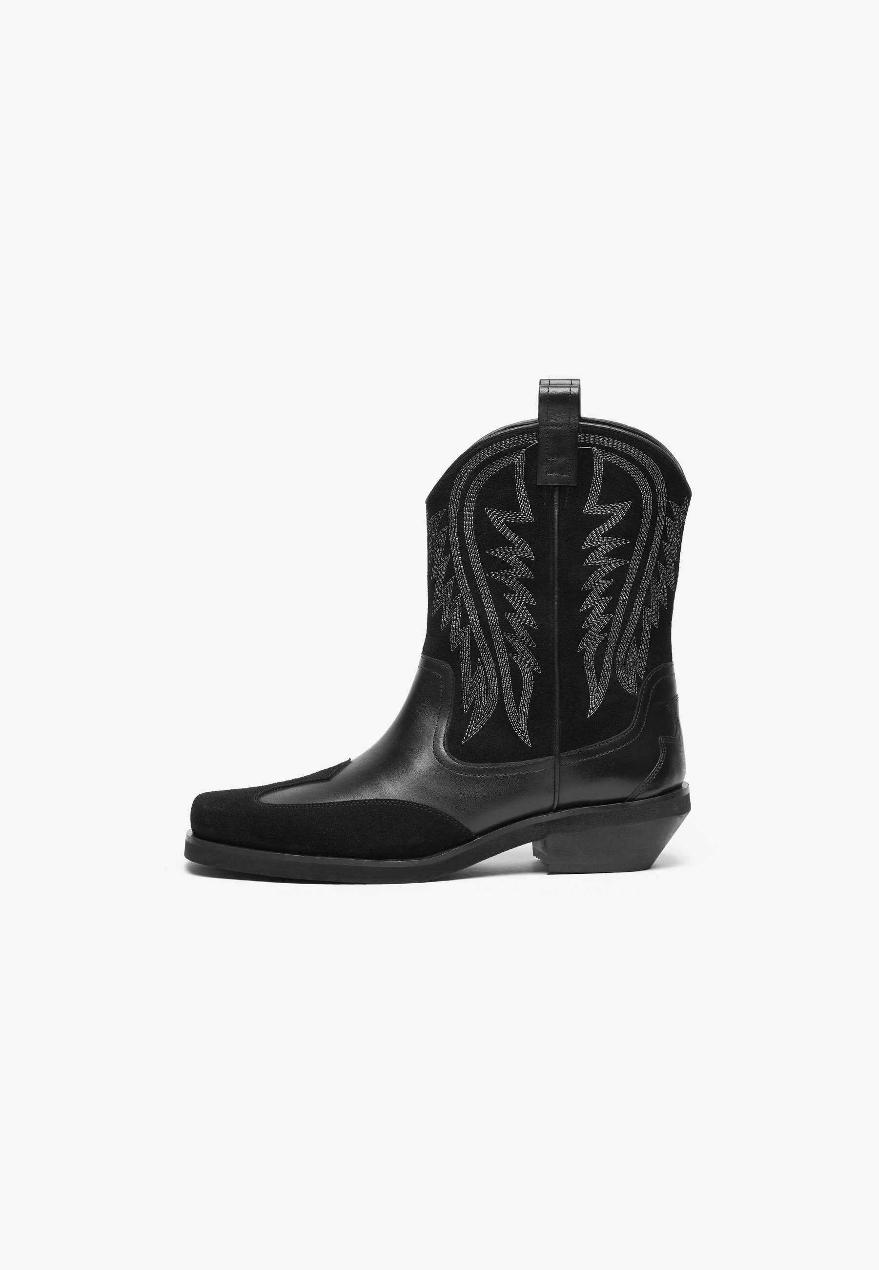 Zign Studio UNISSEX - Botas de cowboy/motoqueiro - pretas