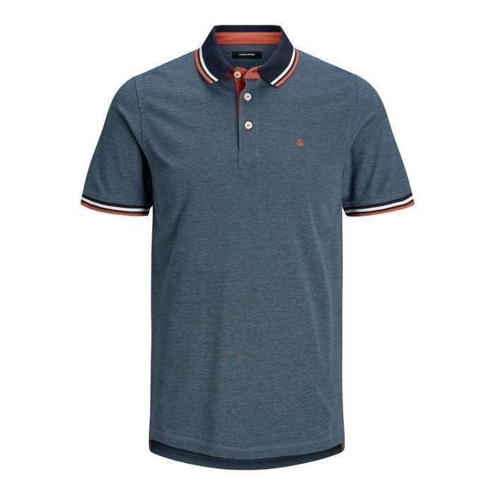 Polo de manga corta para hombre Jack & Jones 12136668-RIORED