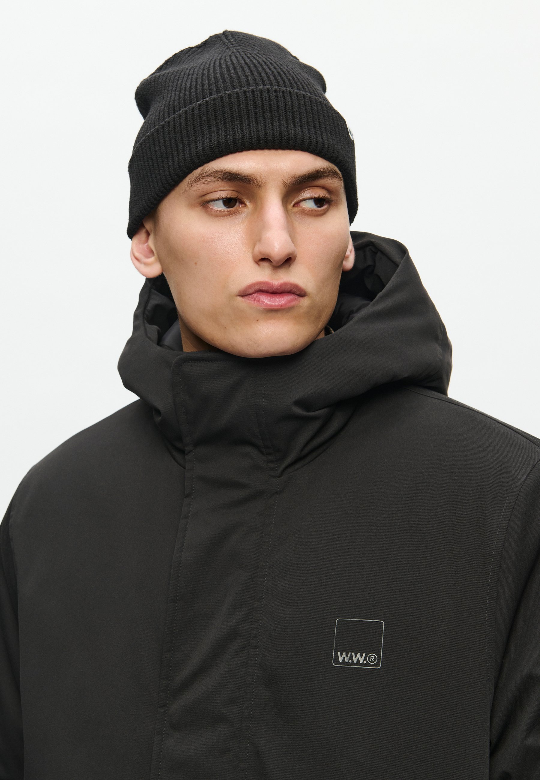 Manteau Wood Wood Hanes - Parka - noir