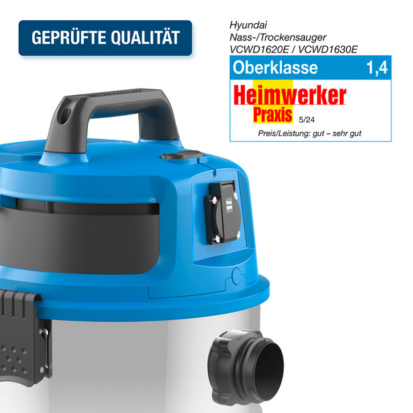 Nass- und Trockensauger VCWD1620E, 1600 W, 20 I