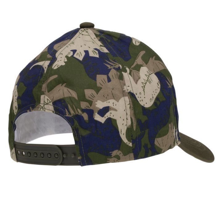 Gorra Isotoner, 100% algodón, ajustable, estampado de dinosaurios para niñas.