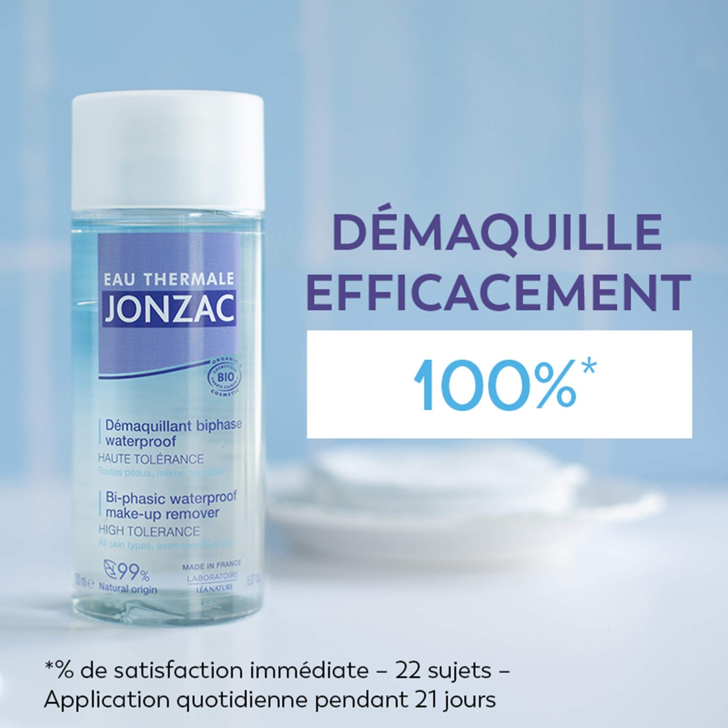 Jonzac Démaquillant bi-phasé