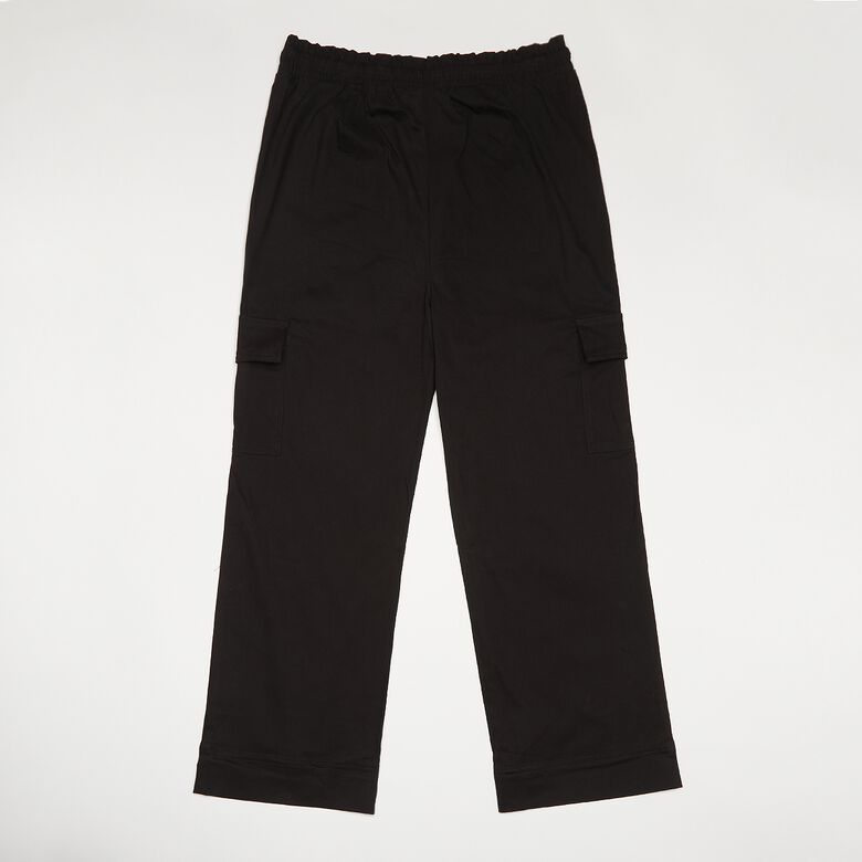Pantaloni a gamba larga in tessuto stile paperbag