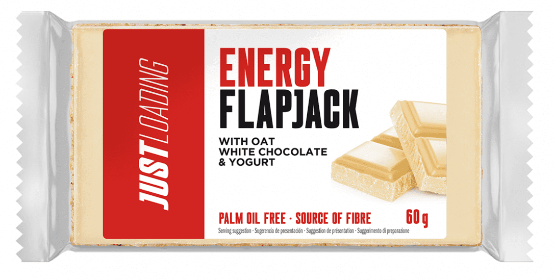 Energy FlapJack auzu pārslu batoniņš ar baltās šokolādes un jogurta glazūru Batoniņi