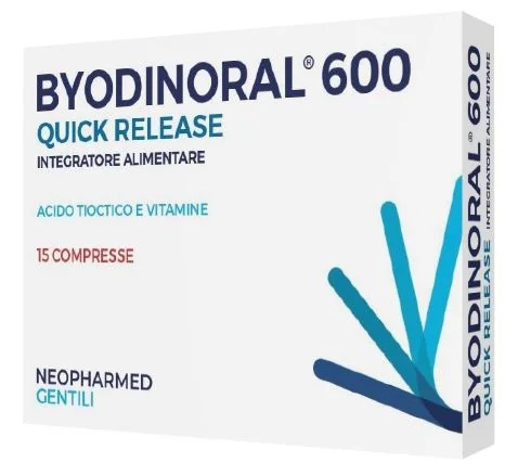 BYODINORAL Byodinoral 600 Voedingssupplement 15 tabletten Perifere neuropathie