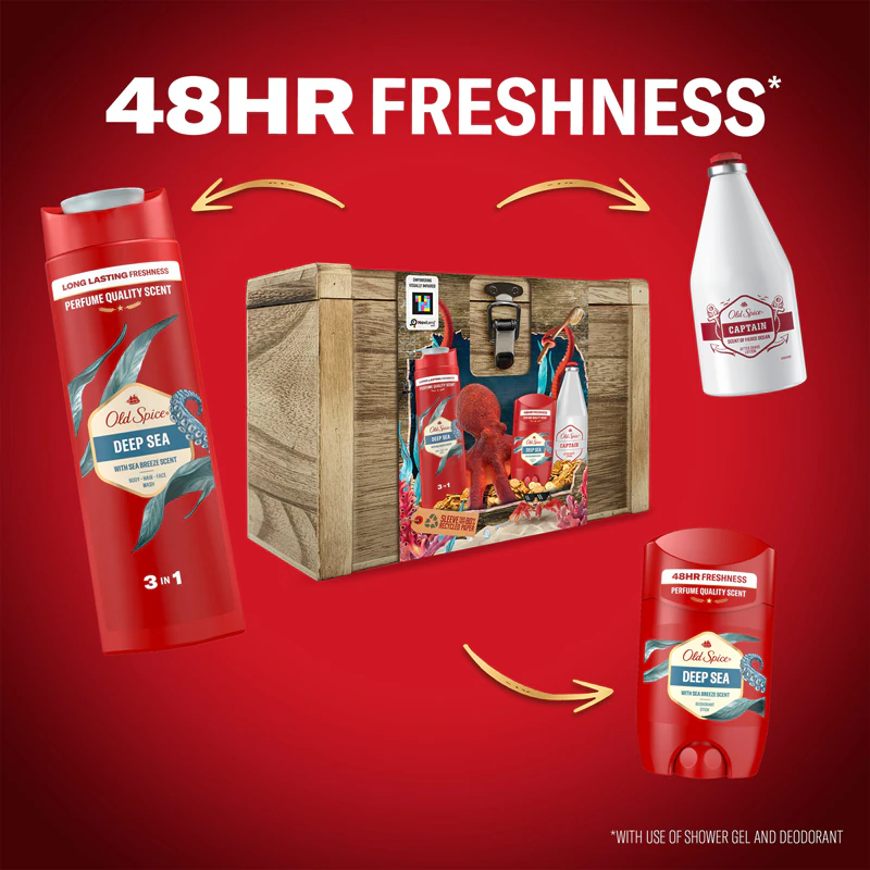 Kit de presente Old Spice Deep Sea para homens