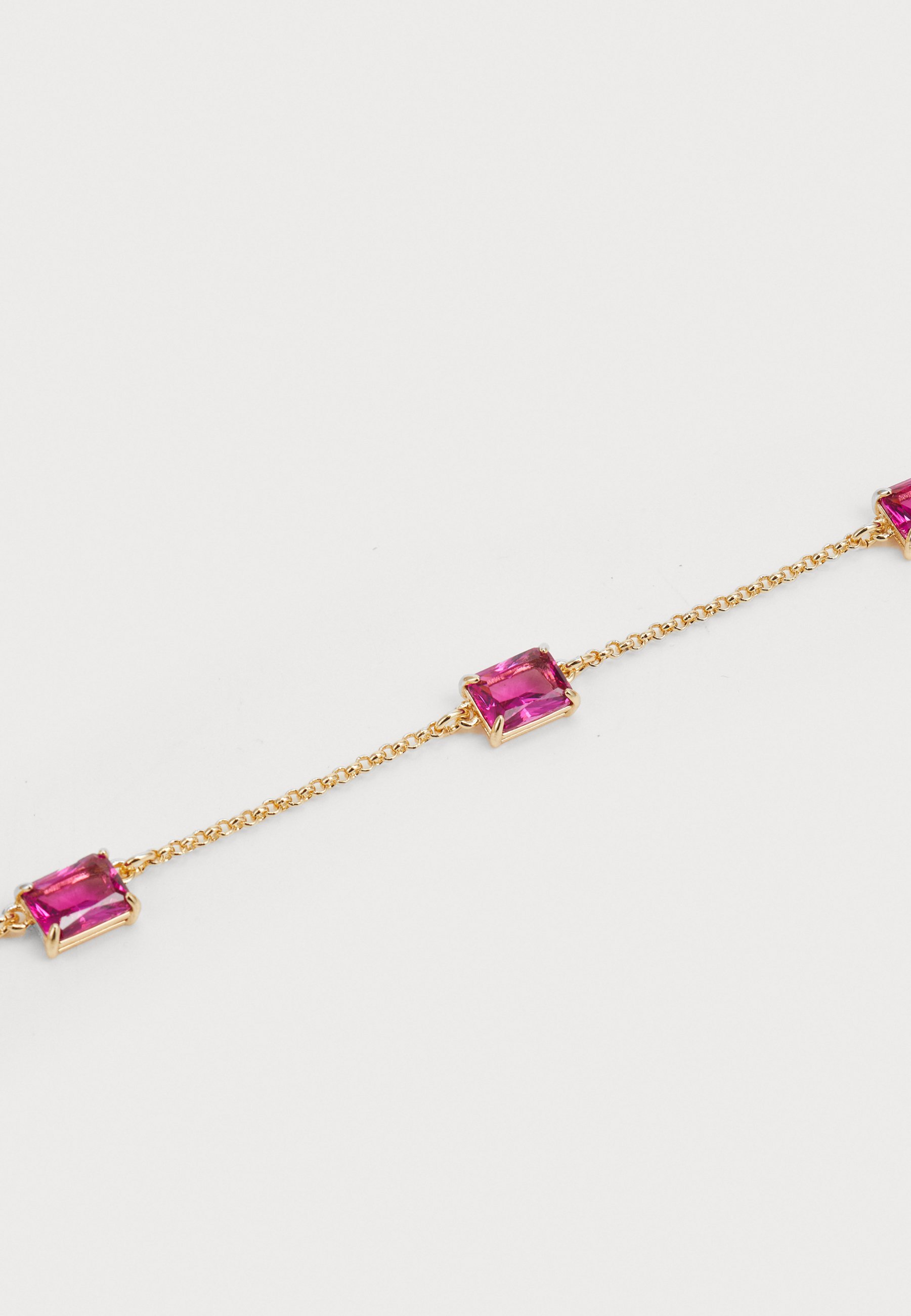 Lauren Ralph Lauren STATION COLLAR - Halsketting - goudkleurig/fuchsia