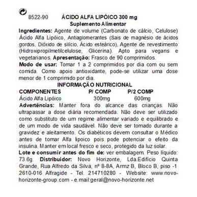Lamberts Alfalipoiinihappo 250 mg 90 tablettia 90 tablettia