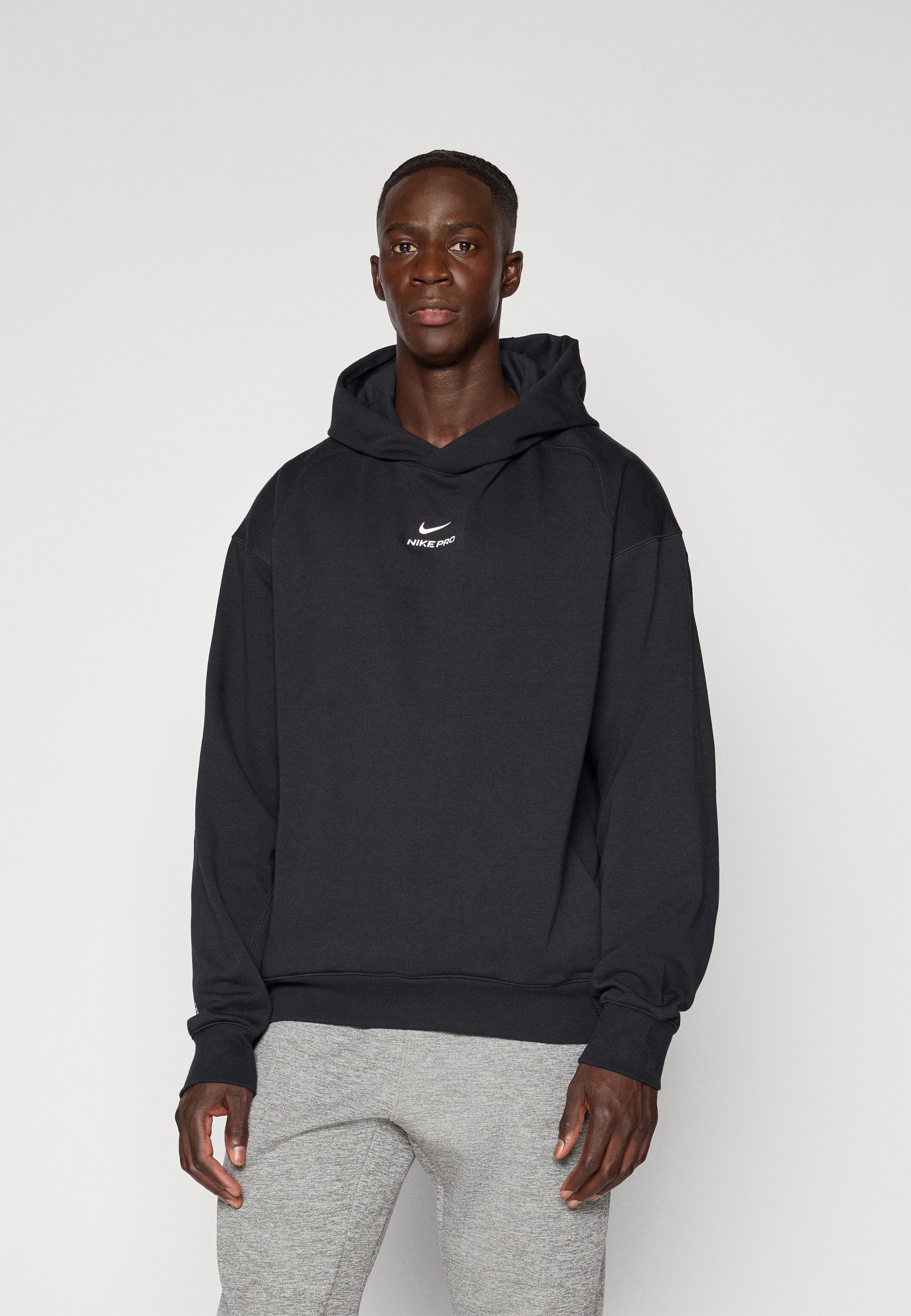 Nike Performance MIDLAYER HOODIE - Hoodie - zwart/wit