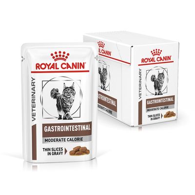 Royal Canin Veterinary Cat - Gastrointestinal Moderado em Calorias ao Molho