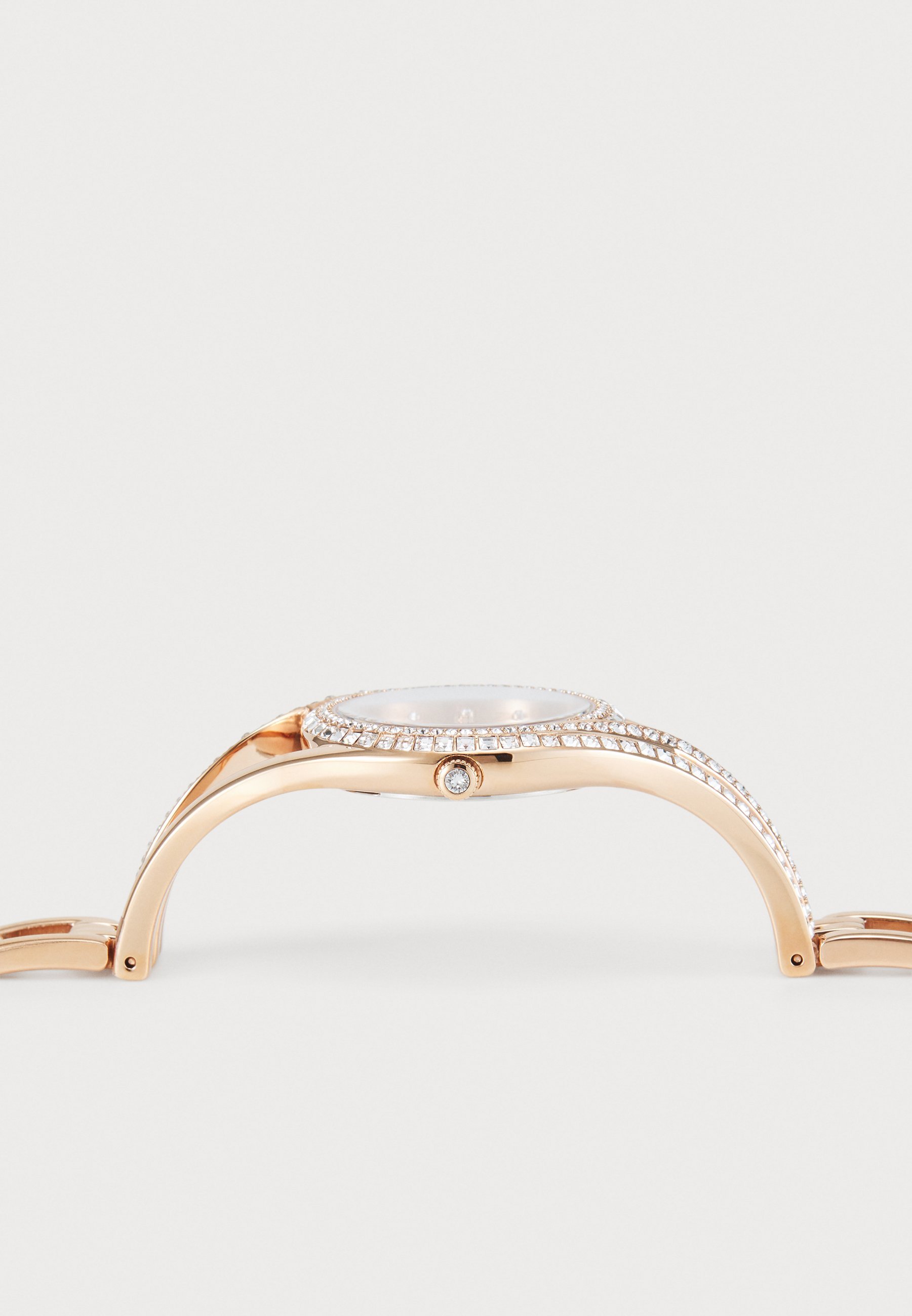 Klokke - rosegull-coloured Swarovski