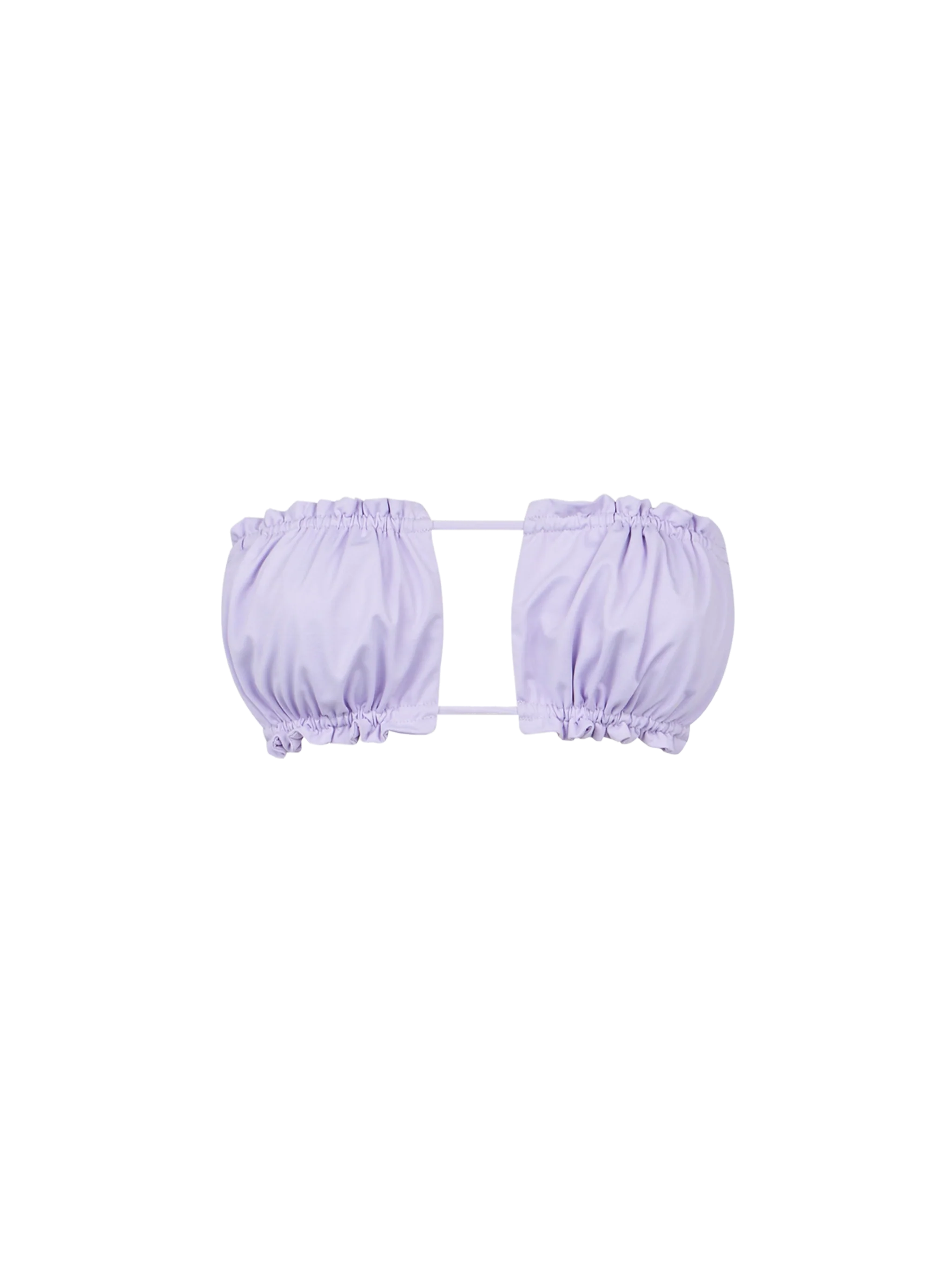 Damen-Bandeau-Badeanzug in Lila