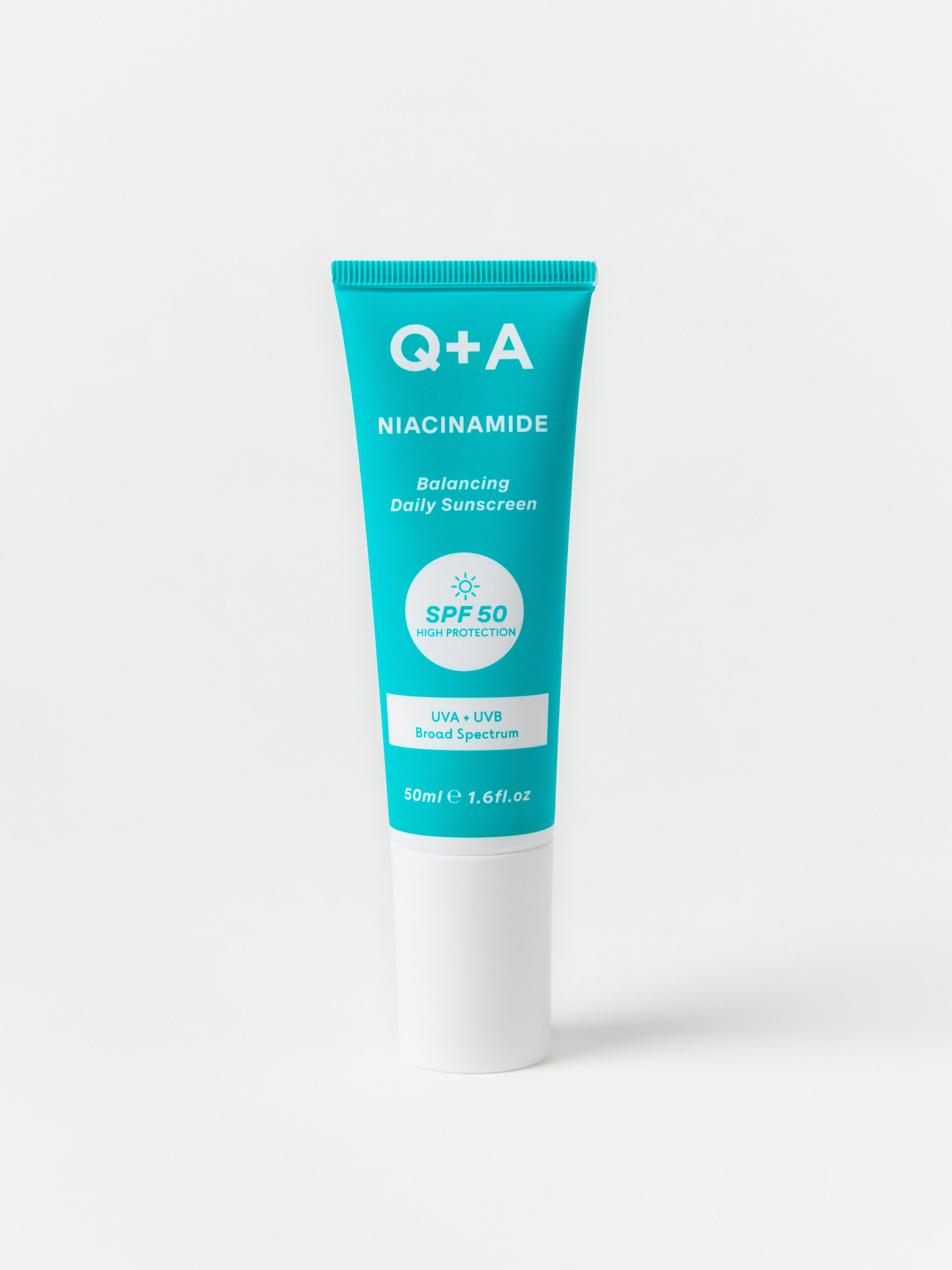 QA Niacinamid Solcreme 50 SPF Ingen farve