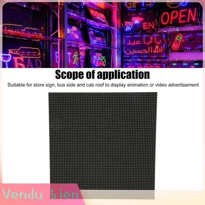 Panel de matriz LED RGB a todo color Garosa - Panel RGB a todo color de 64x64 para pantalla PCB de proyector de vídeo