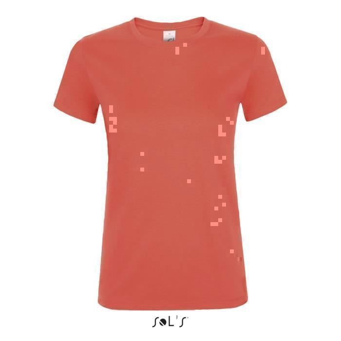 T-shirt femme - SPORT IS GOOD - Sol's Regent - Blanc - Manches courtes - Coupe ajustée