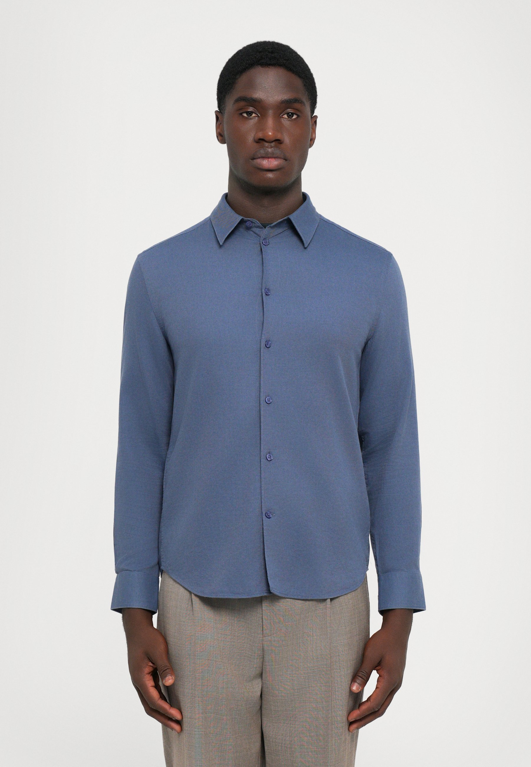 J.LINDEBERG SLIM SHIRT - Chemise - vintage indigo