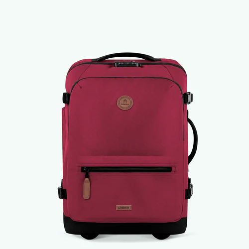 Cabaia Valise souple 2 roues small Sibiu bordeaux