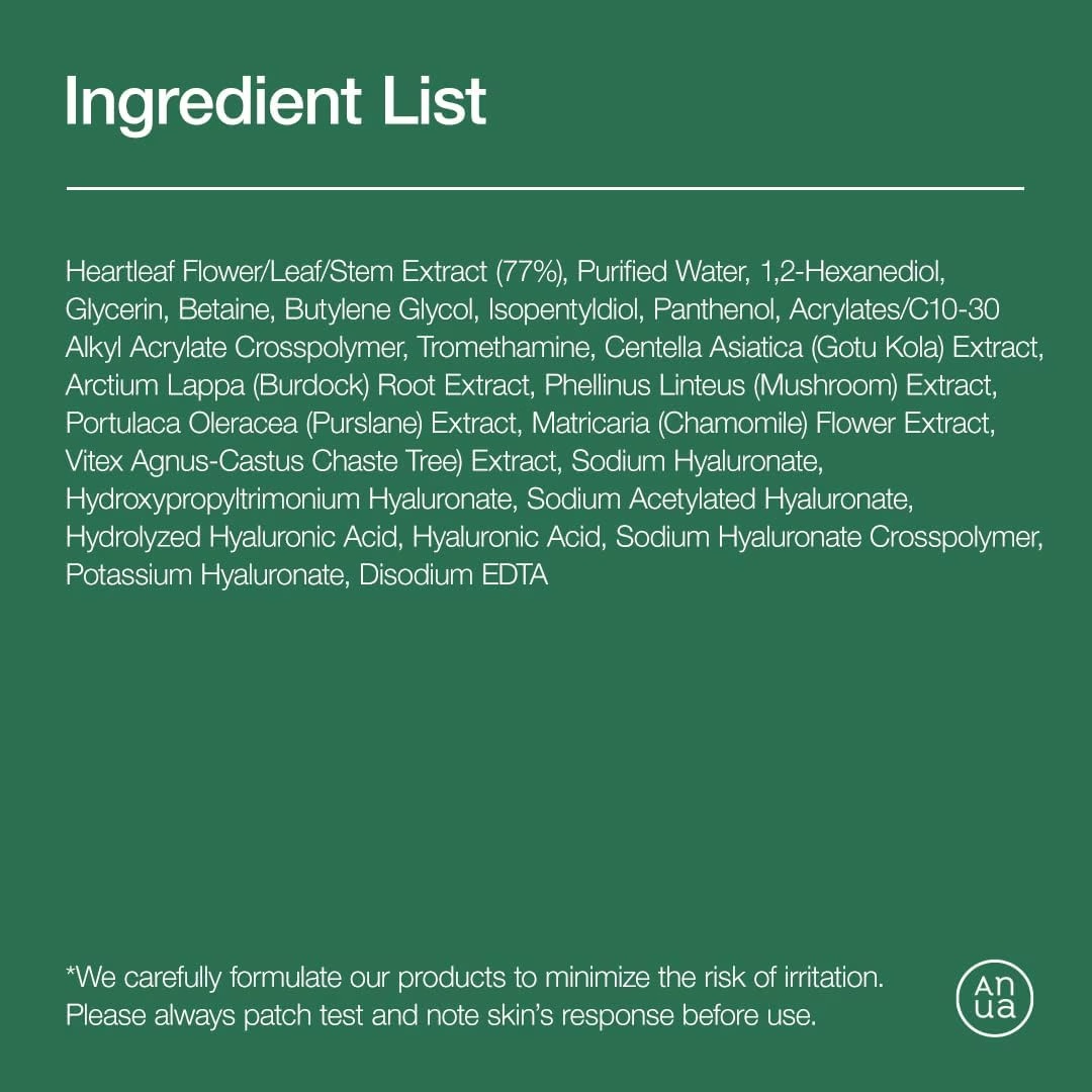 Heartleaf 77% pomirjujoč tonik