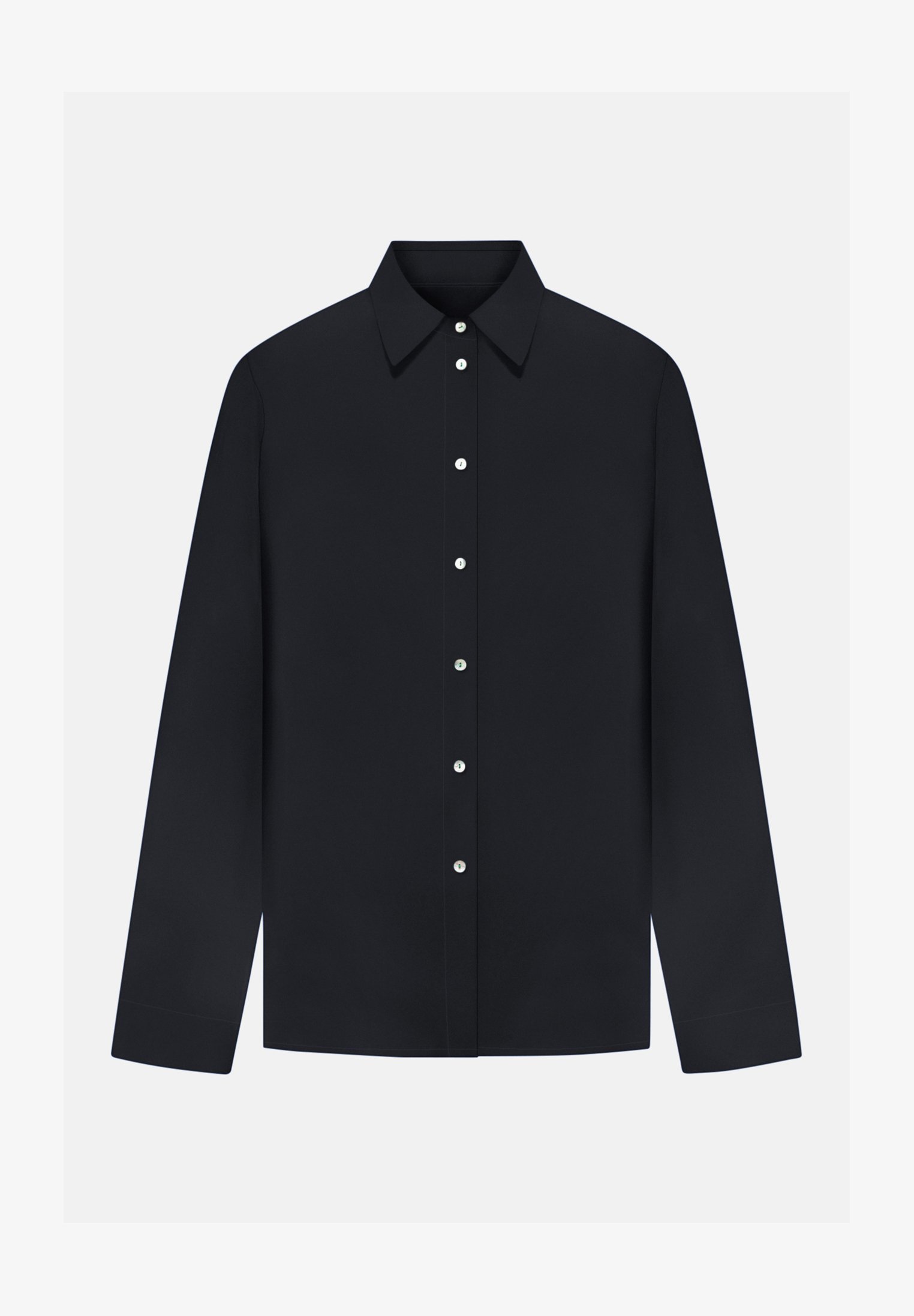 Jascha Stockholm NIEUWE BREDE KNOPEN - Blouse met knoopsluiting - zwart