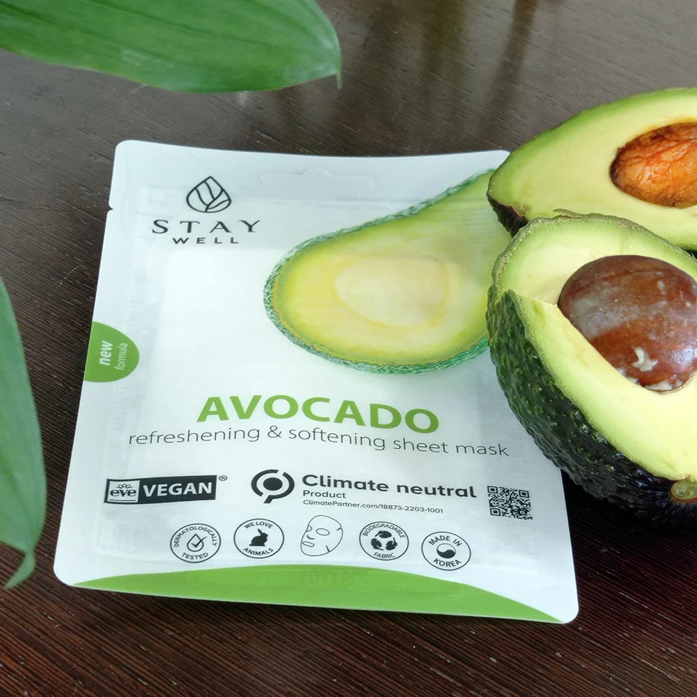 Mask Vegan Sheet Mask - AVOCADO - Maschera Idratante viso