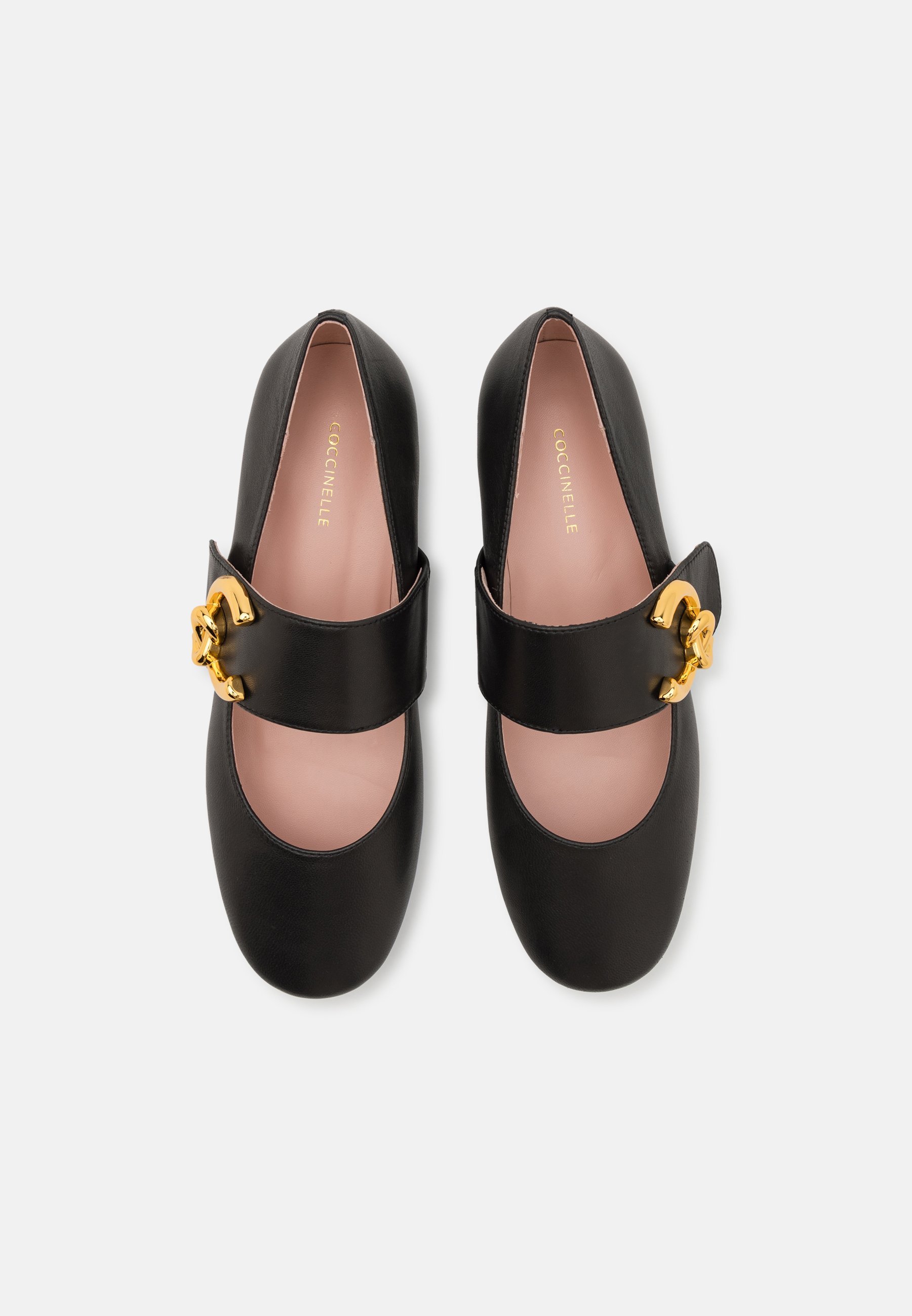 Coccinelle ME SMOOTH - Balerinacipők - fekete