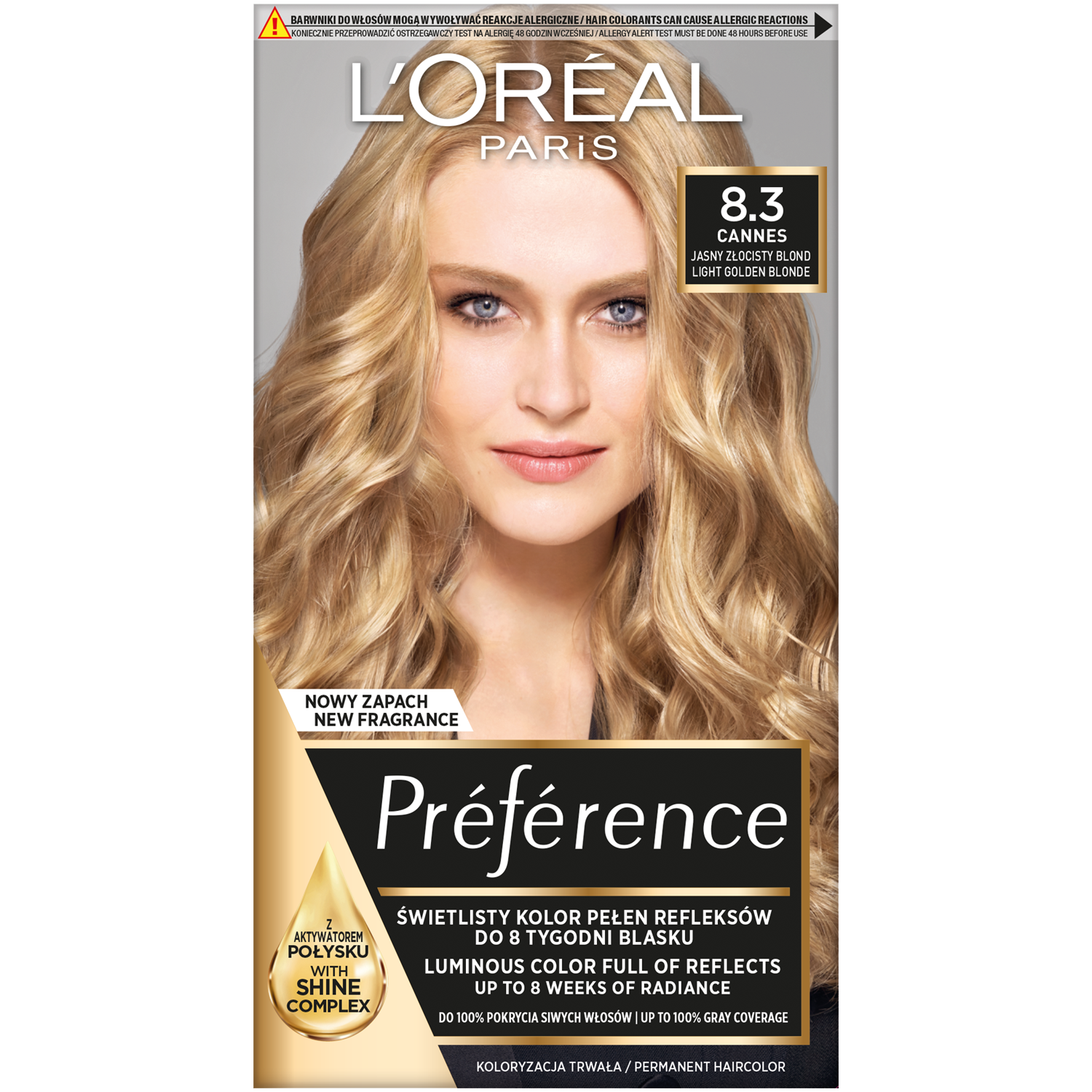 L'Oreal Paris matu krāsa Z2 1021 ļoti gaiša blonda opalescējoša Récital Préférence
