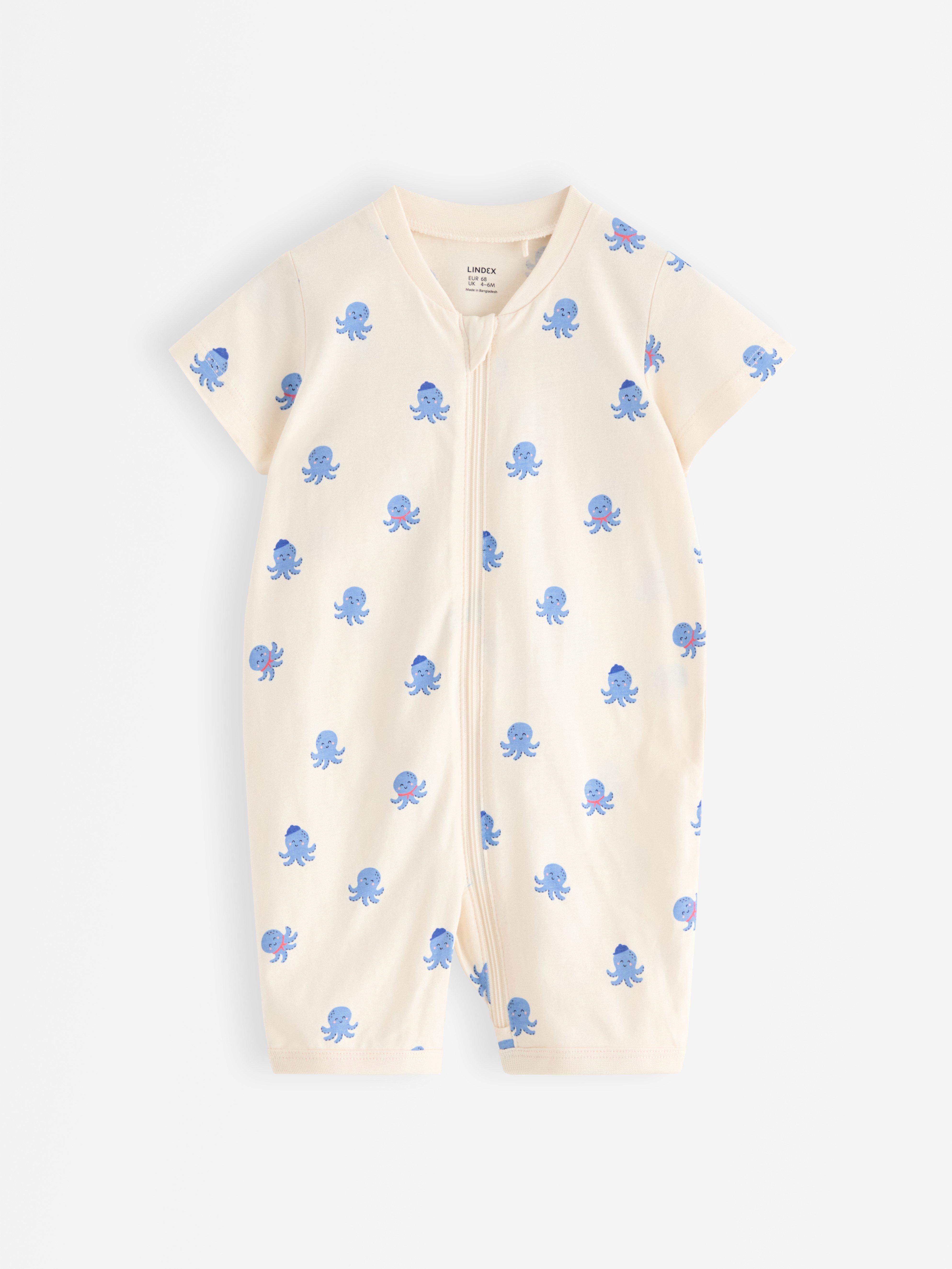 Salopă de pijama albă