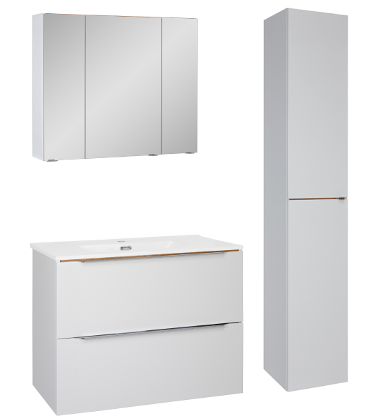 Zestaw Łazienkowy 80cm Biały Połysk