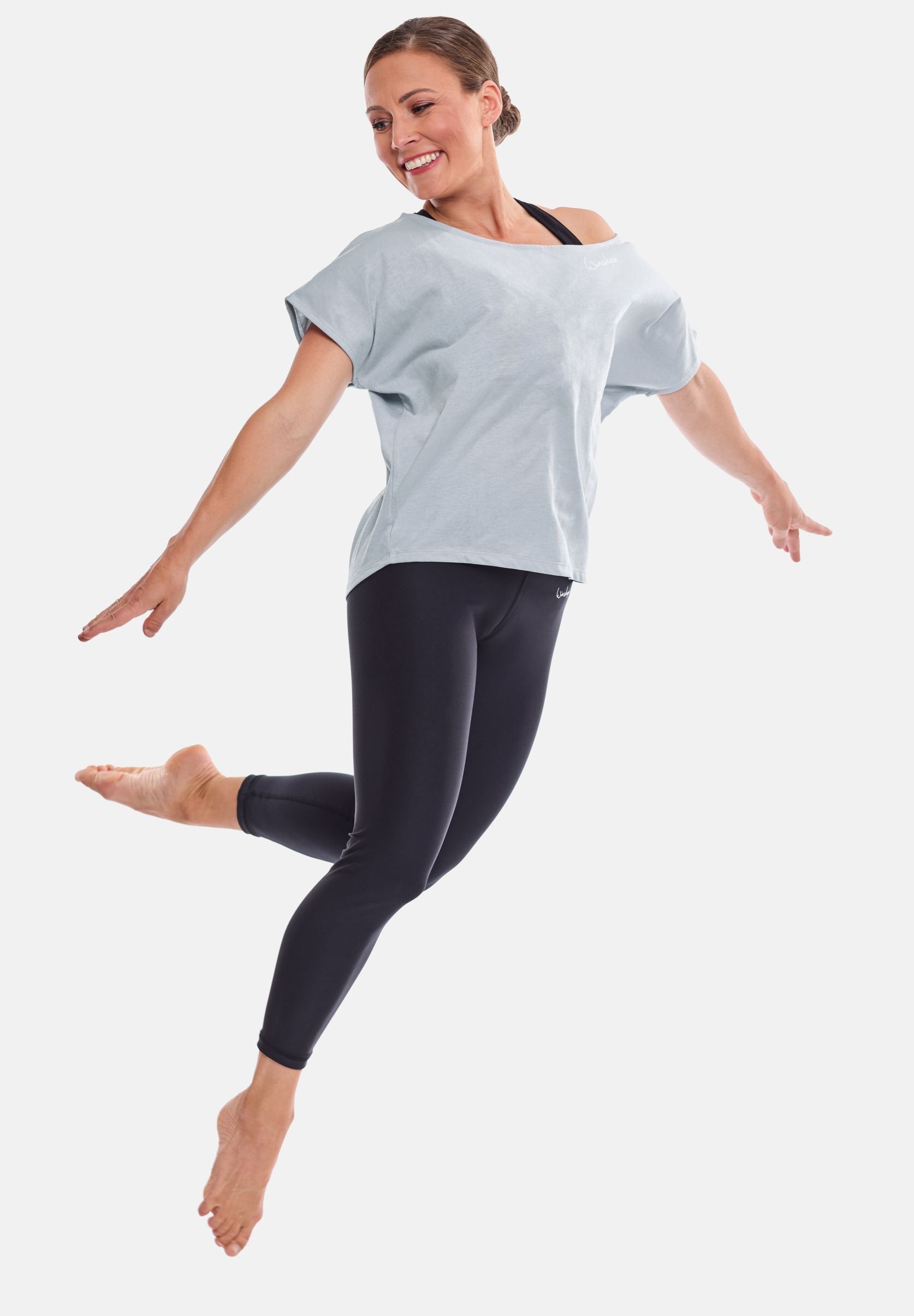 Winshape KURZARM - Sport-T-shirt - cool grijs