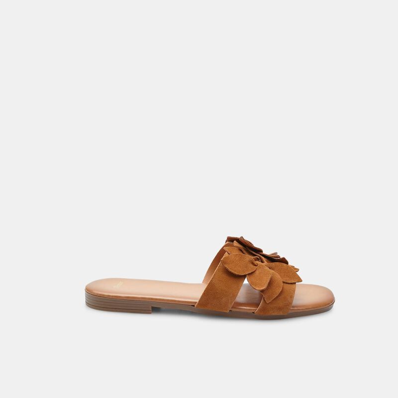 BATA damesslipper met bloemversiering