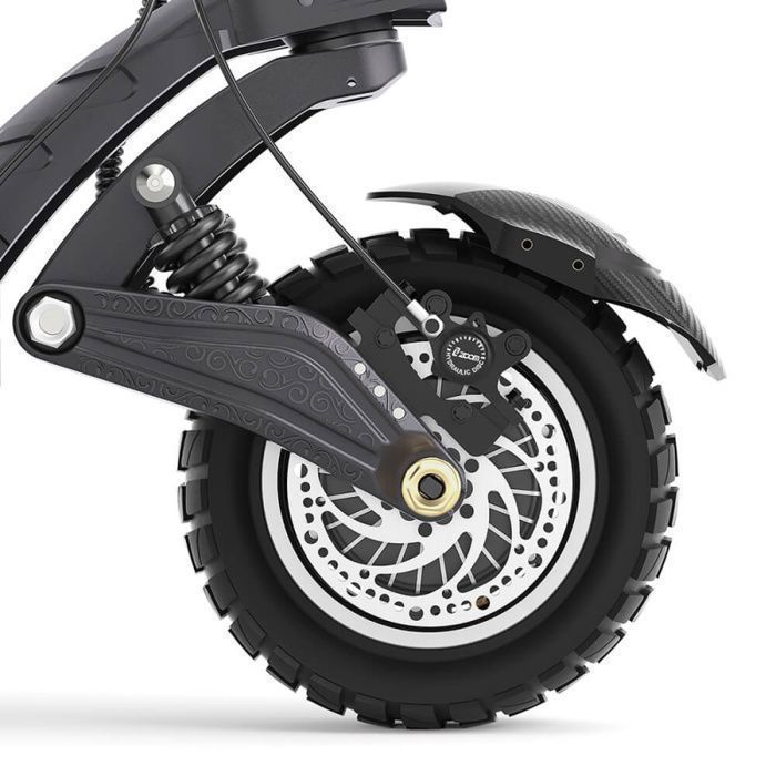 Ausom F1 Max elektrische scooter - Dubbele motoren van 3600W piekvermogen - 20,8Ah accu - 10 inch banden - Swingarmvering
